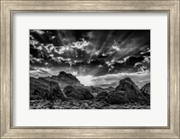 Framed Valley Of Fire 3 Black & White