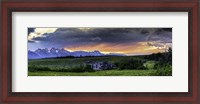 Framed Teton Mountains