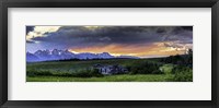 Framed Teton Mountains