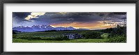 Framed Teton Mountains 2