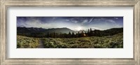 Framed Yellowstone Landscape