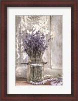 Framed Lavender Bench