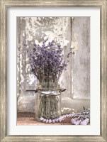 Framed Lavender Bench