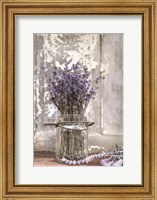 Framed Lavender Bench