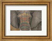 Framed Tattooed Elephant