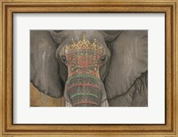 Framed Tattooed Elephant