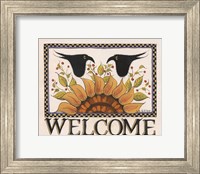 Framed Sunny Welcome