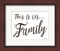 Framed This is us - Family