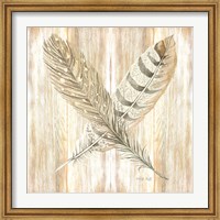 Framed Feathers Crossed II