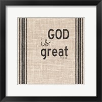 Framed God is Great