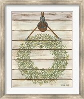 Framed Pully Hanging Wreath