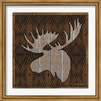 Framed Moose Head