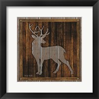Deer Silhouette I Framed Print