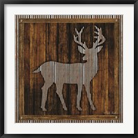 Framed Deer Silhouette II