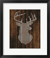 Framed Deer Head I