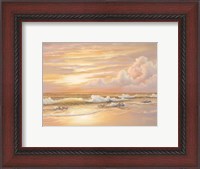 Framed Bright Sunset with Dunes
