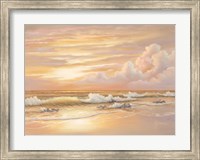 Framed Bright Sunset with Dunes