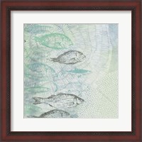 Framed Swimming Fish