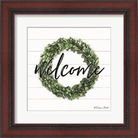 Framed Welcome Wreath