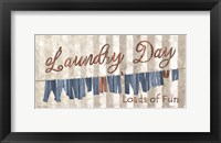 Framed Laundry Day
