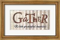 Framed Gather with Graceful Hearts