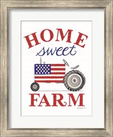 Framed Home Sweet Farm