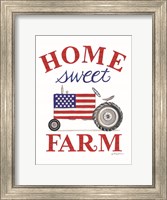 Framed Home Sweet Farm
