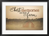 Framed Farm Memories