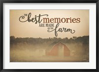 Framed Farm Memories