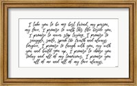 Framed My Vow to You