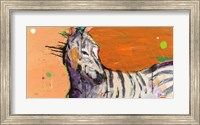 Framed Zebra