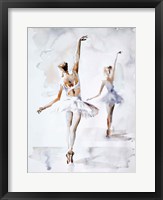 Framed Ballerina In Blue