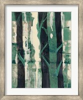 Framed Deep Woods I Emerald Crop