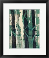 Deep Woods I Emerald Crop Framed Print