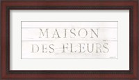 Framed Maison des Fleurs IX