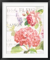 Framed Maison Des Fleurs IV
