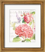 Framed 'Maison Des Fleurs IV' border=