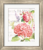 Framed 'Maison Des Fleurs IV' border=