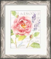 Framed 'Maison Des Fleurs III' border=