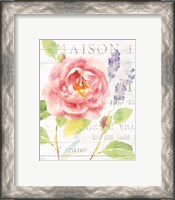 Framed 'Maison Des Fleurs III' border=