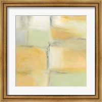 Framed Gray Stone and Gold