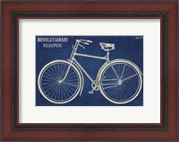 Framed Blueprint Bicycle