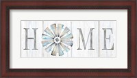 Framed Windmill Home Sign Panel