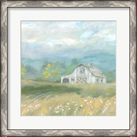 Framed Country Meadow Farmhouse
