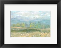 Framed Country Meadow Landscape