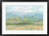 Framed Country Meadow Landscape