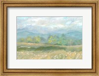 Framed Country Meadow Landscape