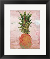 Framed Painted Pineapple II