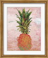 Framed Painted Pineapple II