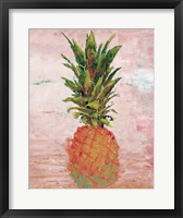 Framed Painted Pineapple II